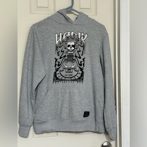 Tony Hawk Men’s Small Skateboarding skull Hoodie